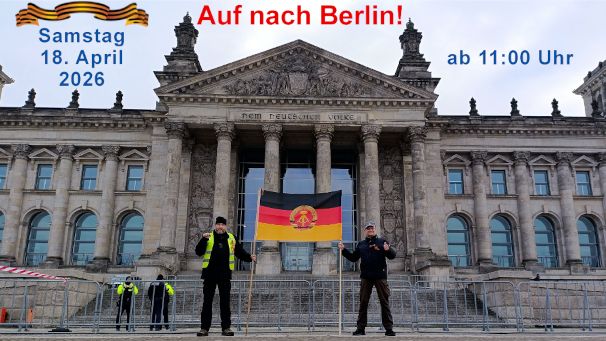 Auf nach Berlin am 18.04.2026